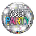 LETS PARTY DISCO BALL 18″