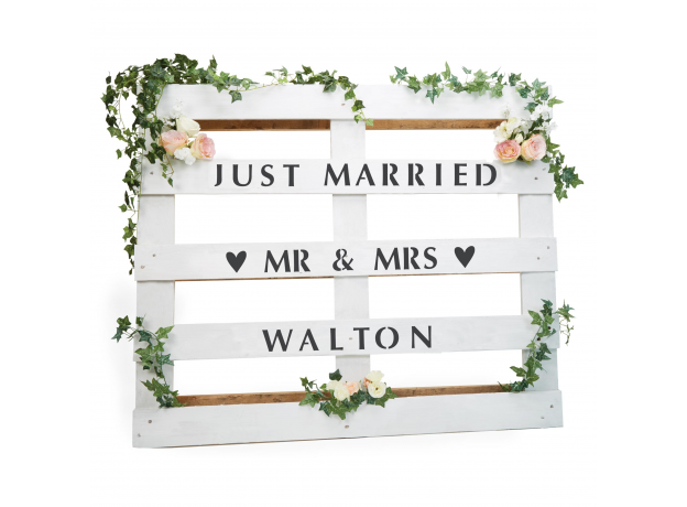 NEVITI WEDDING STENCIL KIT ALPHABET & NUMBERS SET - Image 2