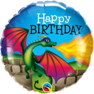 DRAGON MYTHICAL BIRTHDAY 18" FOIL