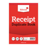 SILVINE RECEIPT DUPLICATE BOOK PACK OF 12