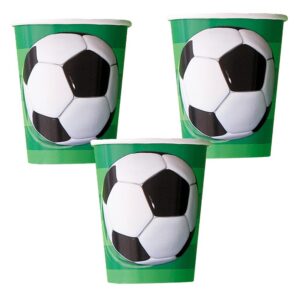 UNIQUE 3D SOCCER BALL 9OZ CUPS