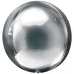 ANAGRAM 15″ SILVER ORBZ BALLOON