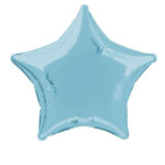 UNIQUE 20″ STAR BABY BLUE FOIL BALLOON