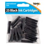 TIGER BAG 25 BLACK INK CARTRIDGES