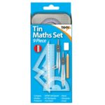 TIGER 9 PIECE TIN MATHS SET