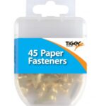 TIGER ESSENTIAL 45PAPER FASTENERS BRASS