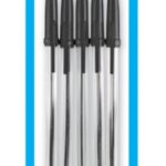 TIGER BLACK BALL POINT PENS PK 5