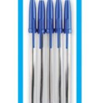 TIGER BLUE BALL POINT PENS PK 5