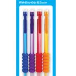 TIGER AUTO PENCILS WITH ERASER – PK 4