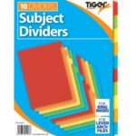 TIGER A4 10 PART DIVIDERS