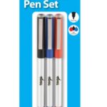 ROLLER BALL PEN SET ASST PK 3