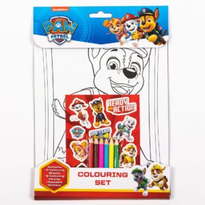 PAW PATROL COLOURING SET