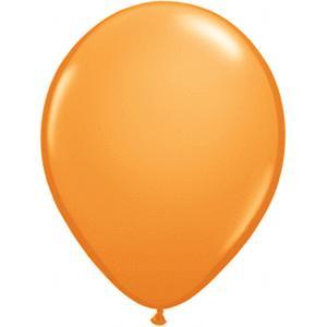 QUALATEX ORANGE 11IN(PACK OF 25 ROUND BALLOONS).