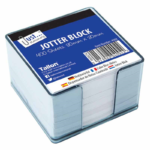 JUST STATIONERY JOTTER BLOCK 400 SHEETS IN PLASTIC CASE