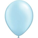 QUALATEX PEARL LIGHT BLUE 5″(PACK OF 100 ROUND BALLOONS).