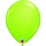 QUALATEX 5″ ROUND PEARL LIME GREEN BALLOONS