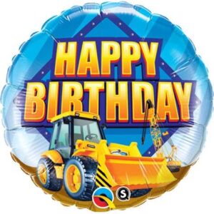 CONSTRUCTION ZONE BDAY 18" FOIL