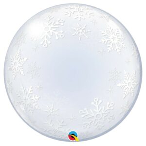 FROSTY SNOWFLAKES 24" DECO BUBBLE
