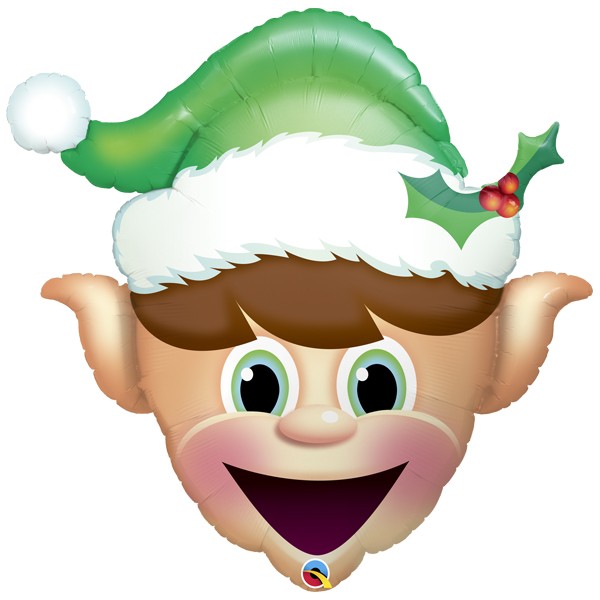 QUALATEX 35″ CHRISTMAS ELF MICROFOIL BALLOON