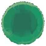 UNIQUE 18″ ROUND GREEN FOIL BALLOON