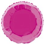 UNIQUE 18″ ROUND HOT PINK FOIL BALLOON