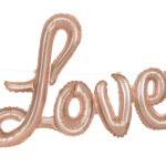 UNIQUE 36″ ROSE GOLD LOVE LETTER BLN BANNER KIT