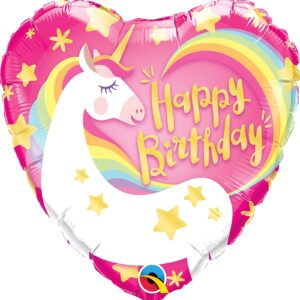 18" MAGICAL UNICORN BDAY 18TH