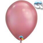 QUALATEX CHROME MAUVE 11″ (PACK OF 25 ROUND BALLOONS)