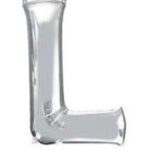 NORTH STAR BALLOONS 34″ SILVER LETTER ‘L’ SHAPE BALLOON