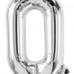 NORTH STAR BALLOONS 34″ SILVER LETTER ‘Q’ SHAPE BALLOON