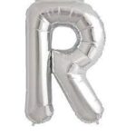 NORTH STAR BALLOONS 34″ SILVER LETTER ‘R’ SHAPE BALLOON