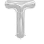 NORTH STAR BALLOONS 34″ SILVER LETTER ‘T’ SHAPE BALLOON