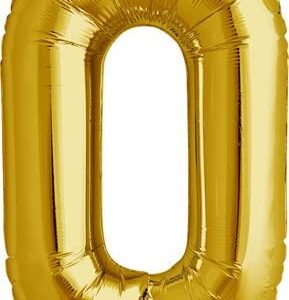 NORTH STAR BALLOONS 16″ GOLD LETTER ‘O′ SHAPE BALLOON