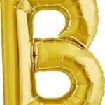 NORTH STAR BALLOONS 16″ SILVER LETTER ‘B’ SHAPE BALLOON