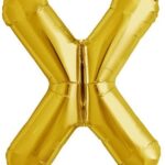 NORTH STAR BALLOONS 16″ SILVER LETTER ‘X’ SHAPE BALLOON