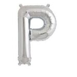 NORTH STAR BALLOONS 16″ SILVER LETTER ‘P′ SHAPE BALLOON