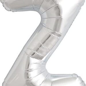 NORTH STAR BALLOONS 16″ SILVER LETTER ‘Z′ SHAPE BALLOON