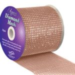 DIAMOND MESH 12CM X 9M ROSE GOLD