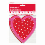 VALENTINE HEART CUT OUT BANNER