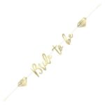 UNIQUE GOLD BRIDE TO BE BANNER 6FT