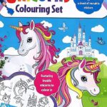 UNICORNS COLOURING SET