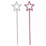 UNIQUE 8 MINI STAR WANDS-NET BAG