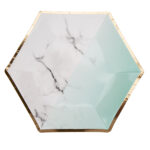 COLOUR BLOCK PLATE MINT MEDIUM PK8