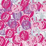 GLITZ PINK 60TH CONFETTI