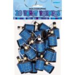 GLITZ BLUE 20 HOLOGRAPHIC POPPERS