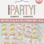 GLITZ ROSE GOLD 40TH CONFETTI