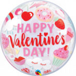 QUALATEX VALENTINES 22″ SINGLE BUBBLE