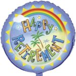 UNIQUE 18″ HAPPY RETIREMENT FOIL BALLOON