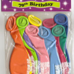 S/ELVIN AGE 70 BALLOONS PK10