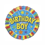 UNIQUE 18″ BIRTHDAY BOY FOIL BALLOON